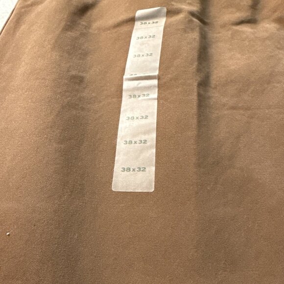 Eddie Bauer Pants Men's 38x32 Brown Classic Fit Casual Thick Cotton Office Work - Picture 3 of 11